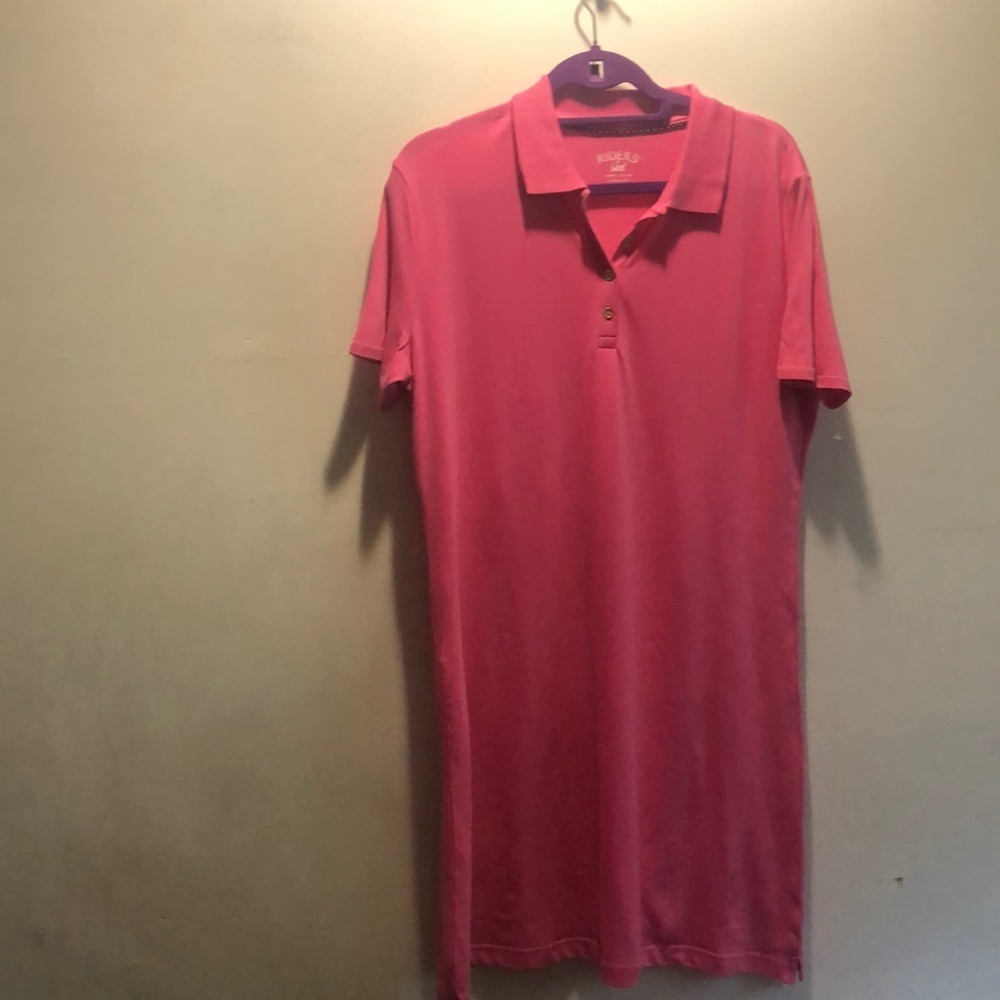Lee riders pink T-shirt dress